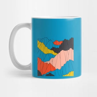 Outline rocks Mug